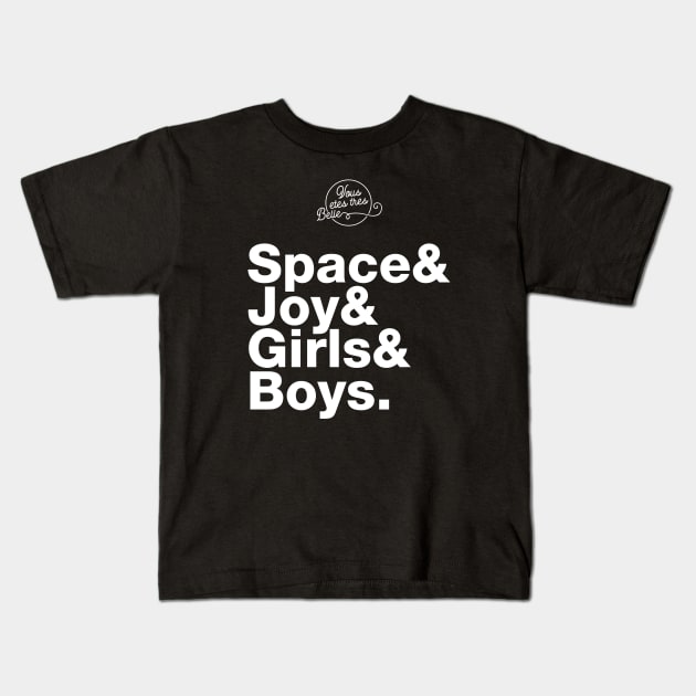 Girls and Boys: Lyrical Jetset Kids T-Shirt by HustlerofCultures